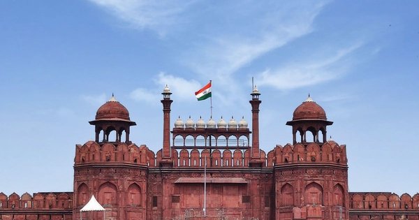 The Supreme Court of India building in New Delhi.