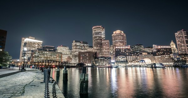 The Massachusetts State House dome in Boston