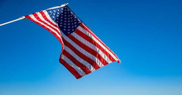 The flag of the United States