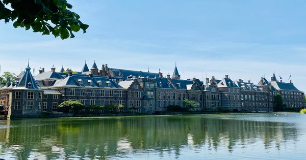 The Dutch parliament building in The Hague, Netherlands