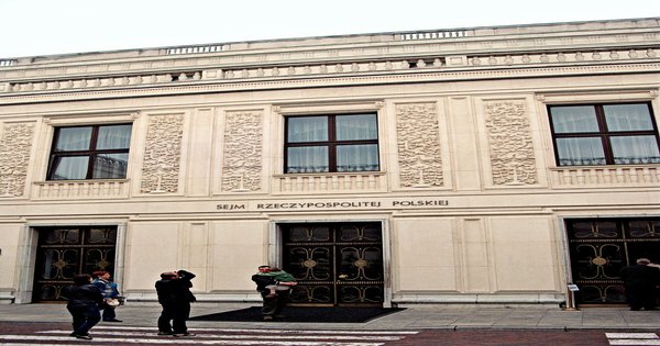 The Polish parliament building in Warsaw, seat of the Sejm