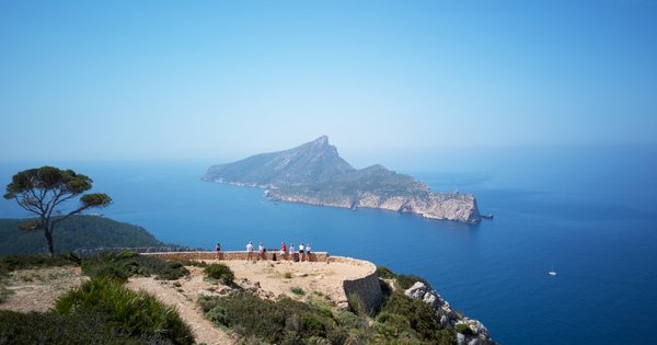 A view of a Mallorca beach in the Balearic Islands, Spain