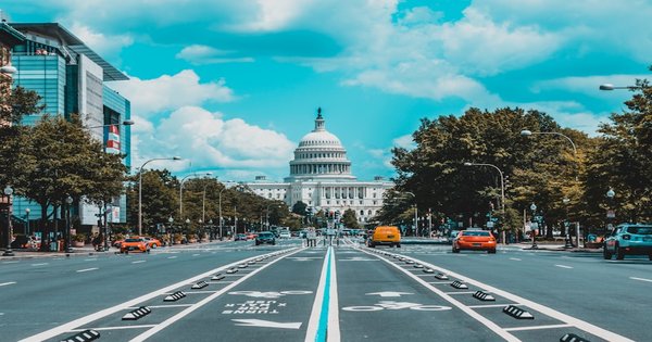 The FBI headquarters building in Washington DC